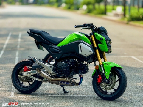 HONDA MSX 125 TƯỞNG NHẸ NHÀNG NHƯNG TRANG BỊ LOẠT OPTION CỰC KHỦNG