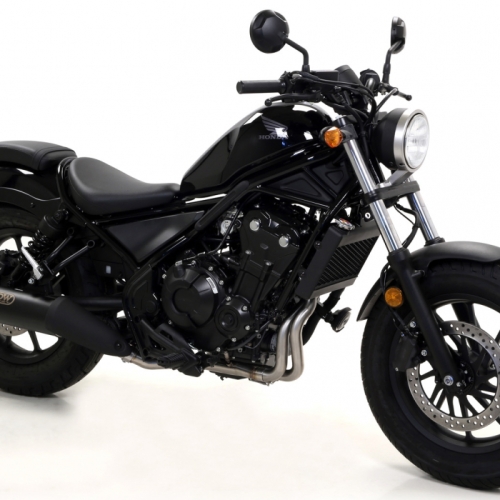 ARROW - BỘ PÔ REBEL "DARK" INOX FULL SYSTEM HONDA REBEL 500 (2019+)