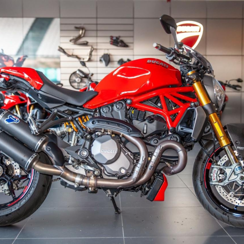 TERMIGNONI - LON PÔ CARBON SLIP-ON DUCATI MONSTER 821 / 1200 (2018 - 2019)