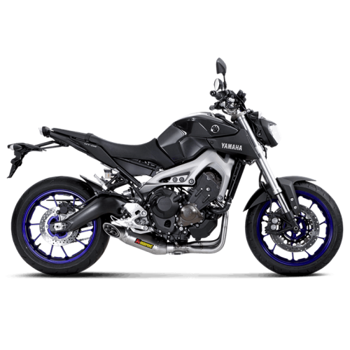 AKRAPOVIC - BỘ PÔ ĐÚT GẦM TITAN FULL SYSTEM YAMAHA MT-09 / XSR900 (2014 - 2020)