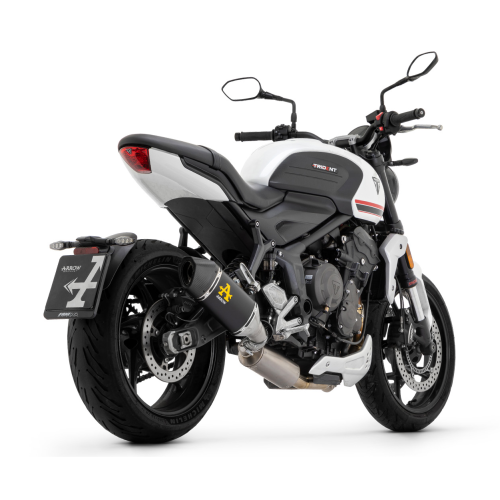 ARROW - BỘ PÔ VELOCE "DARK" INOX FULL SYSTEM TRIUMPH TRIDENT 660 (2021+)