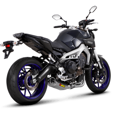 AKRAPOVIC - BỘ PÔ ĐÚT GẦM TITAN FULL SYSTEM YAMAHA MT-09 / XSR900 (2014 - 2020)