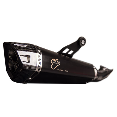 TERMIGNONI - LON PÔ SCREAM ADV INOX ĐEN SLIP-ON BMW R12000GS / GSA, R1250GS / GSA (2014+)