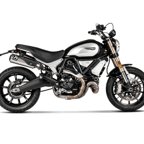 AKRAPOVIC - CO NỐI SLIP-ON 3/4 DUCATI SCRAMBLER 1100 (2018 - 2020)