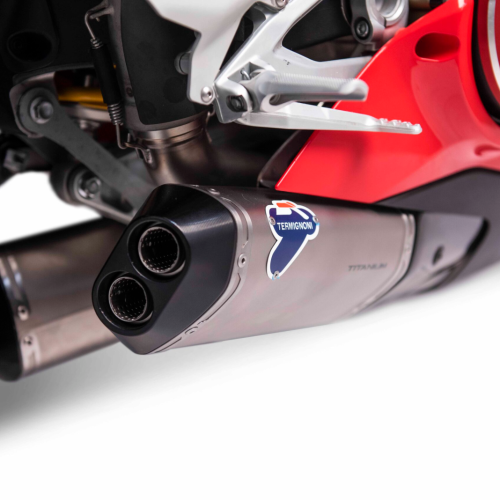 TERMIGNONI - CẶP LON PÔ TITAN SLIP-ON 3/4 DUCATI PANIGALE V4 (2018+)