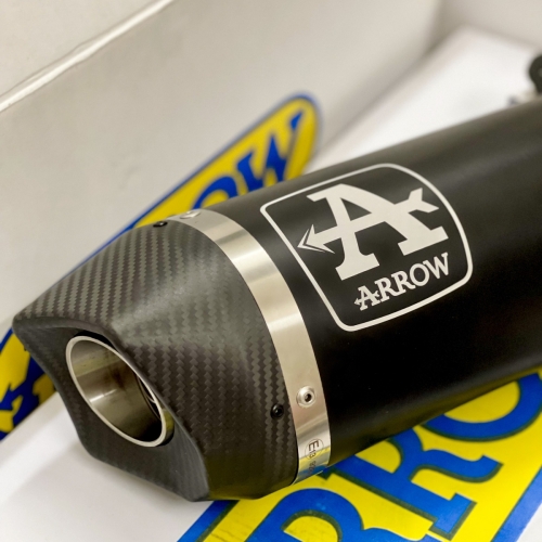 ARROW - LON PÔ URBAN "DARK" INOX SLIP-ON HONDA SH350I / FORZA 350 (2021+)