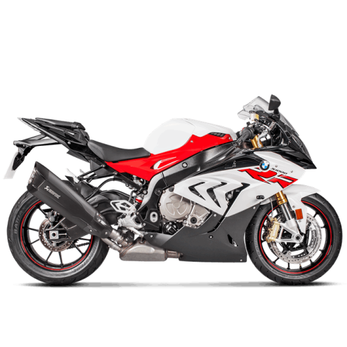 AKRAPOVIC - LON PÔ TITAN ĐEN SLIP-ON BMW S1000RR (2017 - 2018)