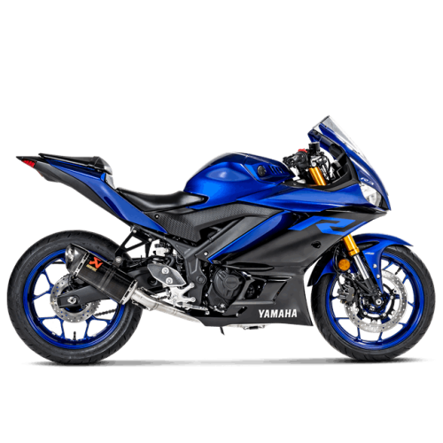 AKRAPOVIC - BỘ PÔ RACING LINE CARBON FULL SYSTEM YAMAHA YZF-R3 (2019+)