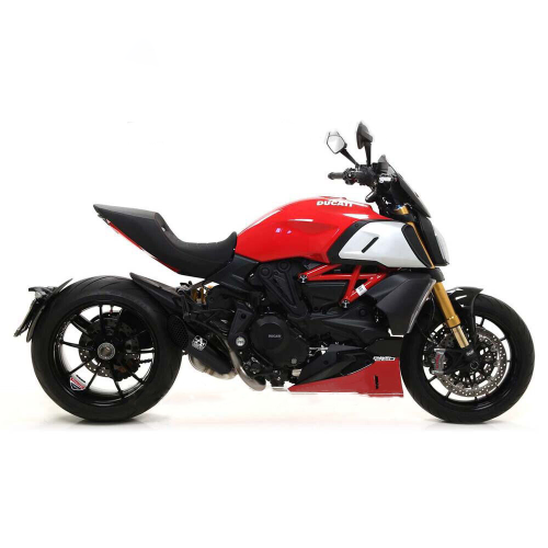 ARROW - LON PÔ PRO-RACE "DARK" INOX SLIP-ON 3/4 DUCATI DIAVEL 1260 (2019+)