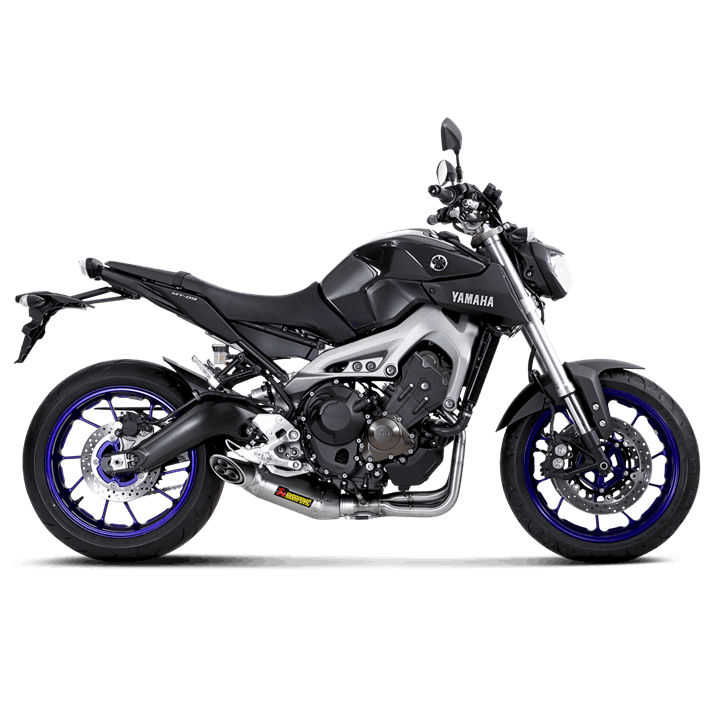 AKRAPOVIC - BỘ PÔ ĐÚT GẦM TITAN FULL SYSTEM YAMAHA MT-09 / XSR900 (2014 - 2020)