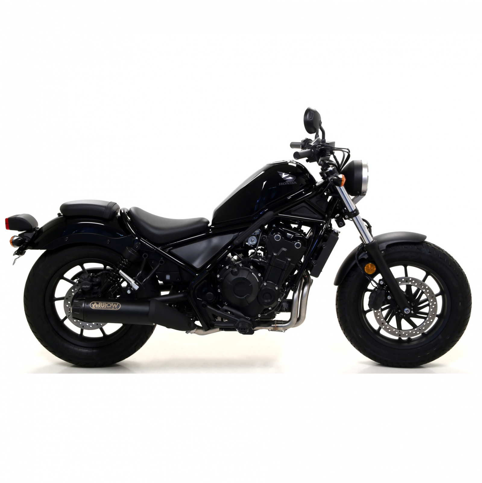 ARROW - BỘ PÔ REBEL "DARK" INOX FULL SYSTEM HONDA REBEL 500 (2019+)