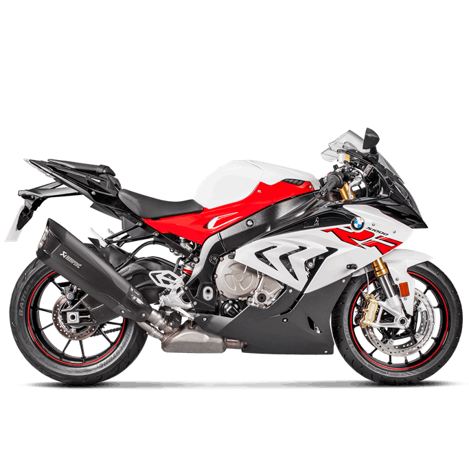 AKRAPOVIC - LON PÔ TITAN ĐEN SLIP-ON BMW S1000RR (2017 - 2018)