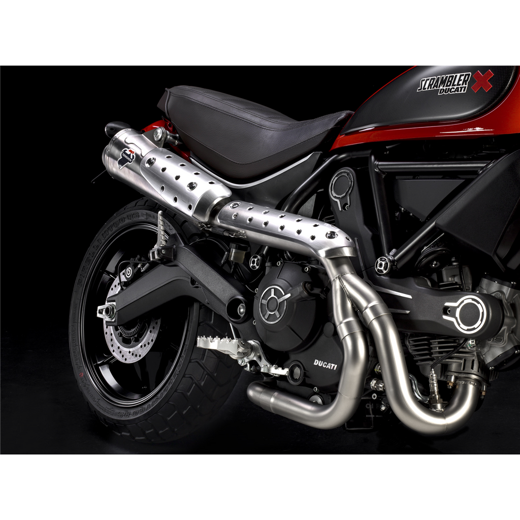 TERMIGNONI - BỘ PÔ INOX VẮT HÔNG FULL SYSTEM DUCATI SCRAMBLER 800 (2015 - 2022)