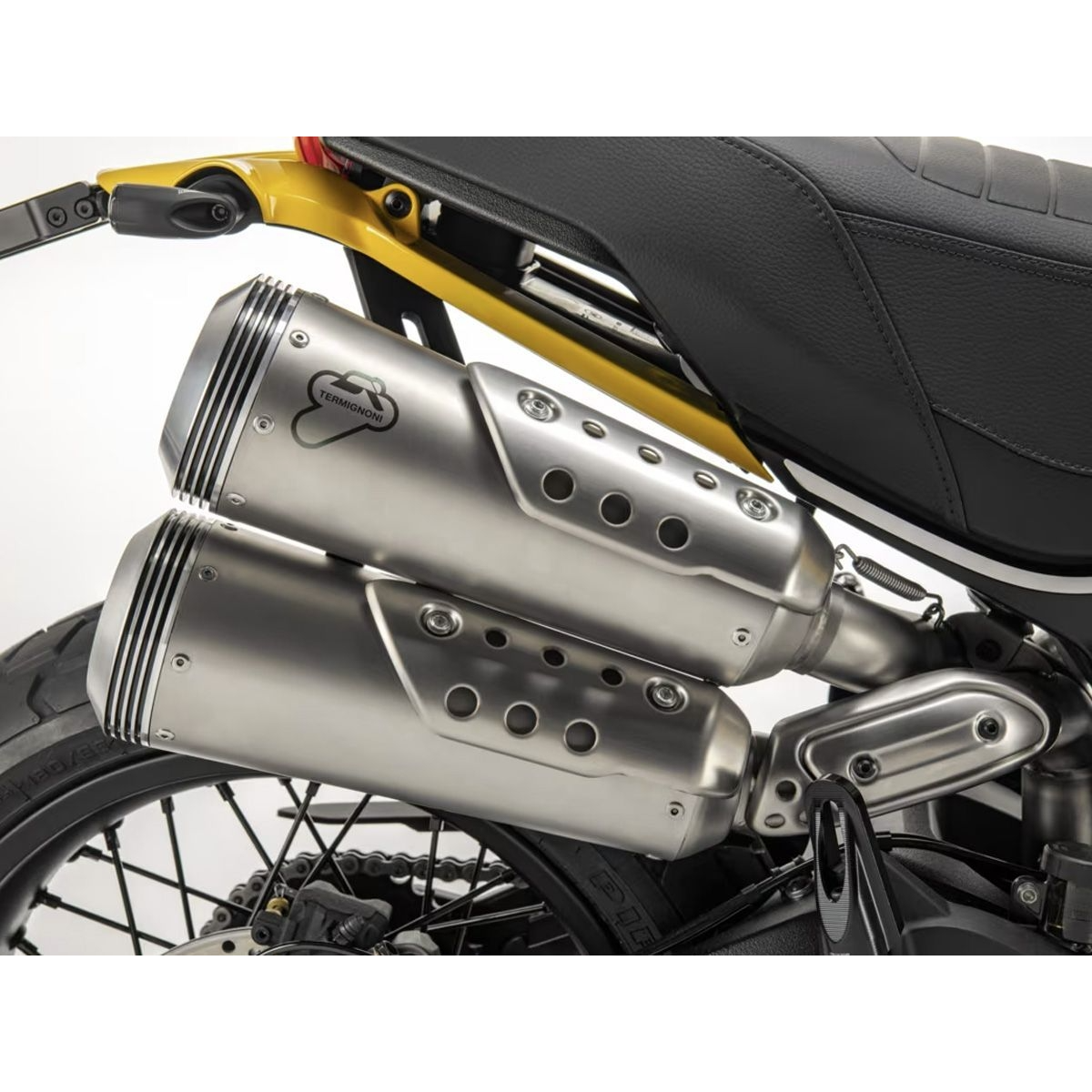 TERMIGNONI - CẶP LON PÔ TITAN SLIP-ON DUCATI SCRAMBLER 1100 (2018+)