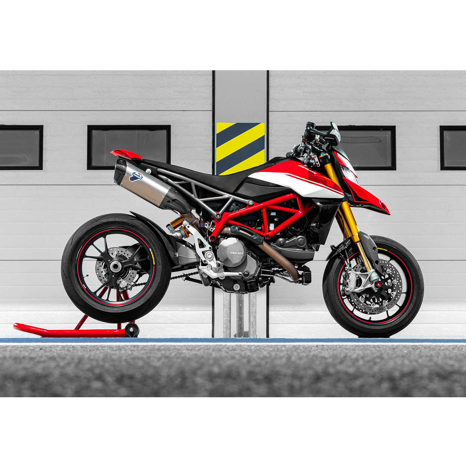 TERMIGNONI - BỘ PÔ TITAN VẮT HÔNG FULL SYSTEM DUCATI HYPERMOTARD 950 (2019+)